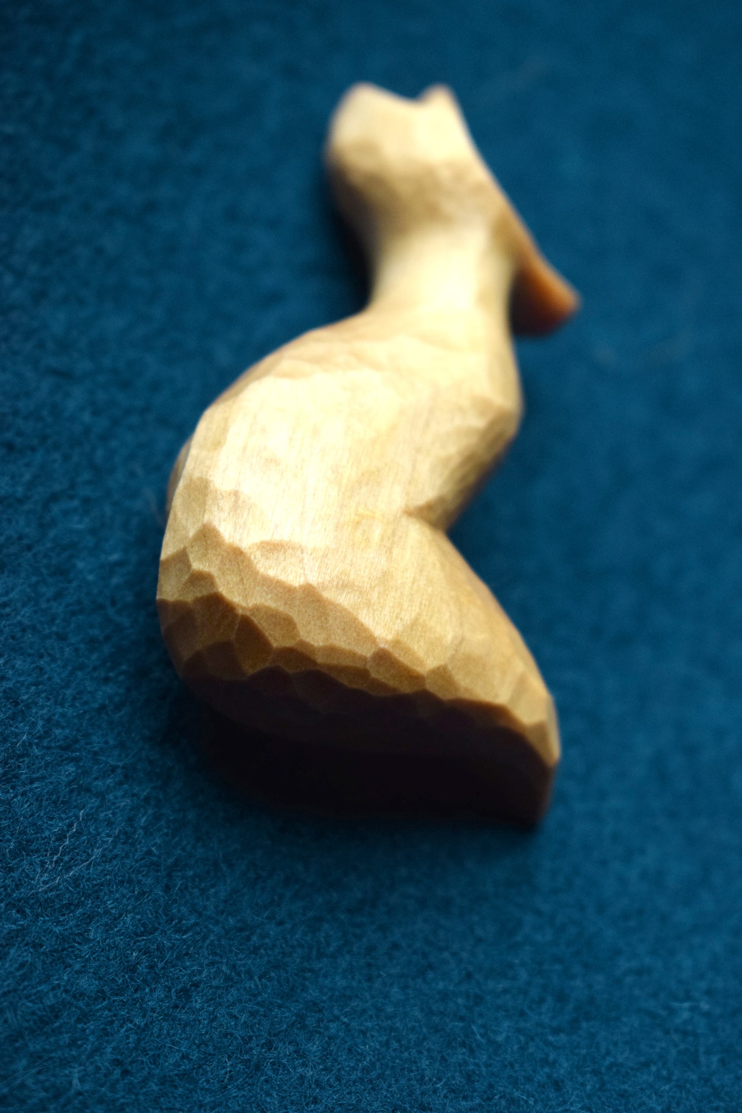 Small fox carving (Lime)