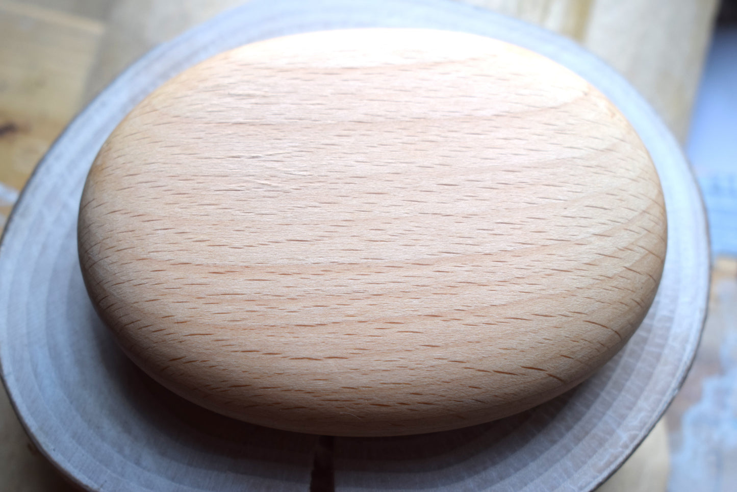 Watercolour on Beech - Badger