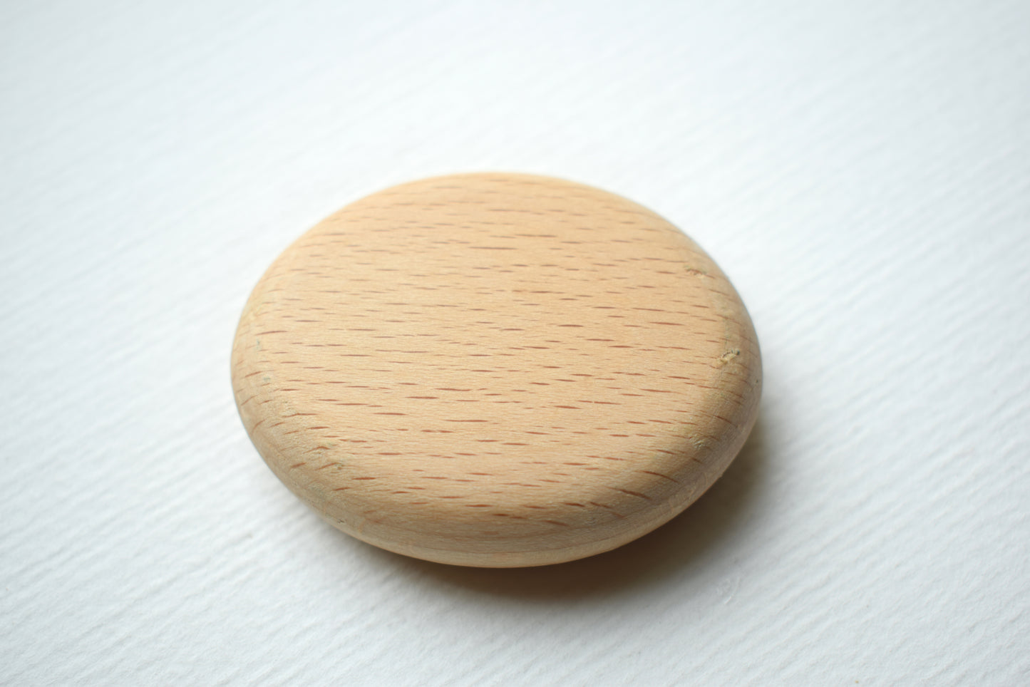 MINI Pebble - Hedgehog with Axe. Watercolour painting on Beech wood