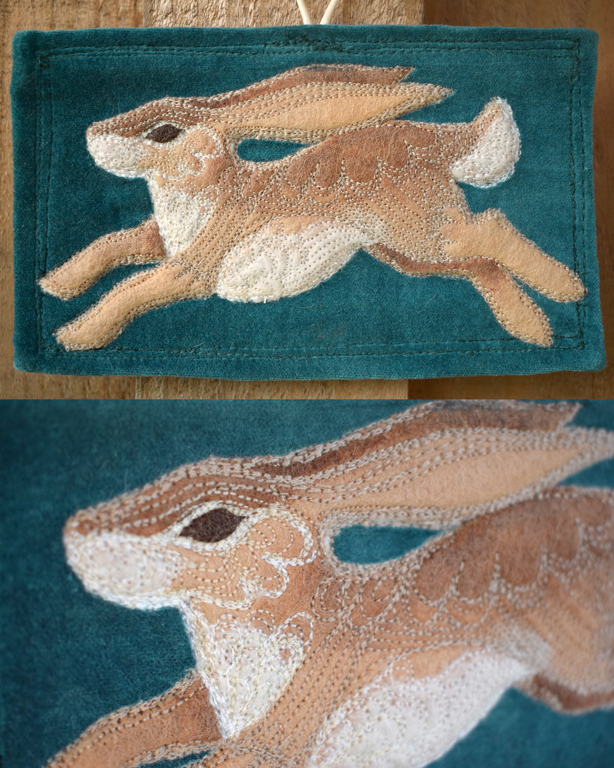 Velvet and Felt hare