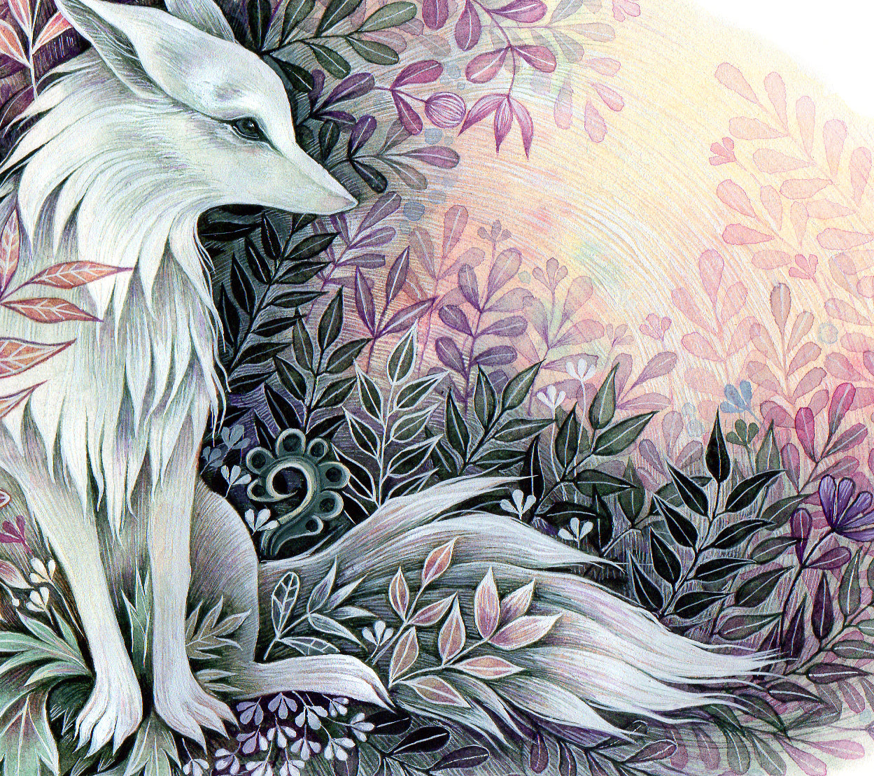 Ghost Fox DIGITAL DOWNLOAD art print