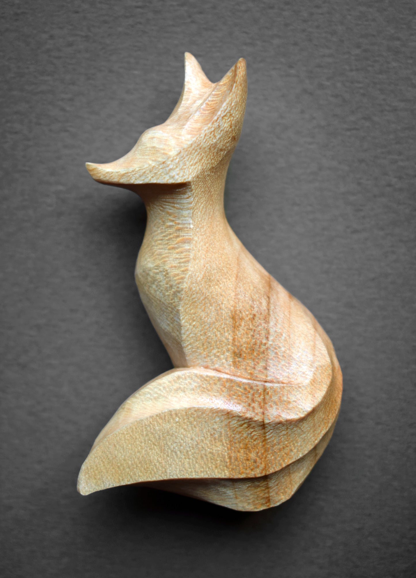 Small fox carving
