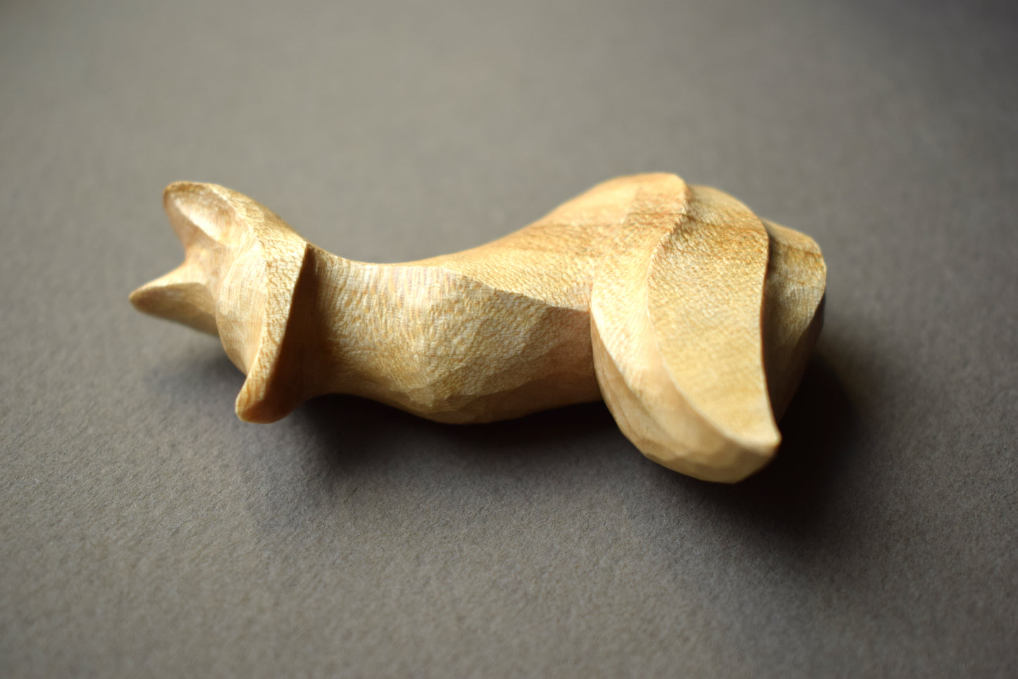 Small fox carving