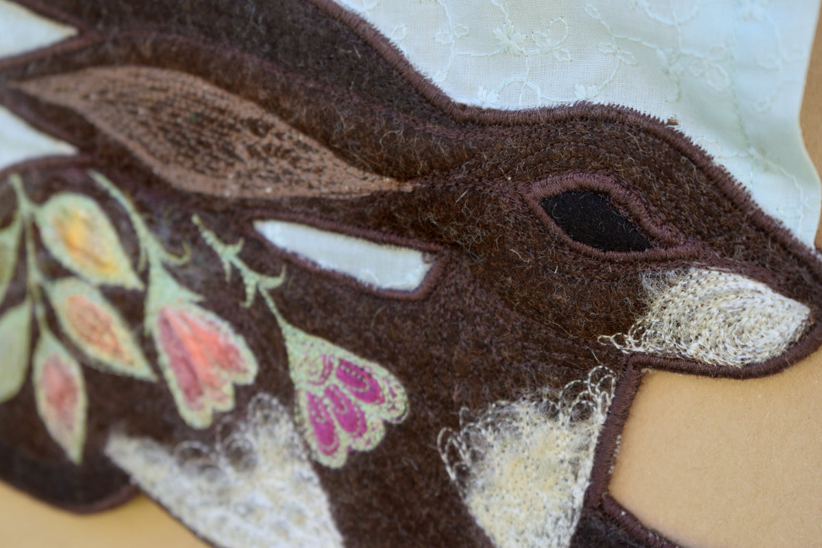 Running Hare wall hanging