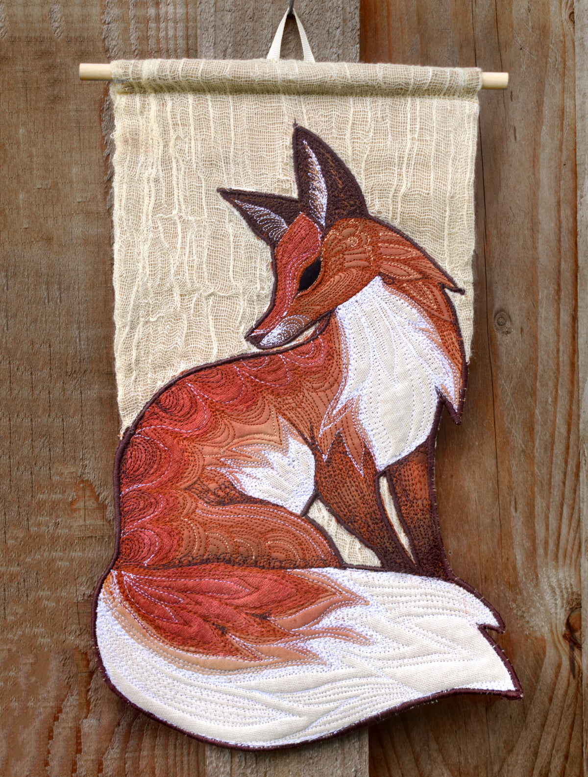 Red Fox wall hanging