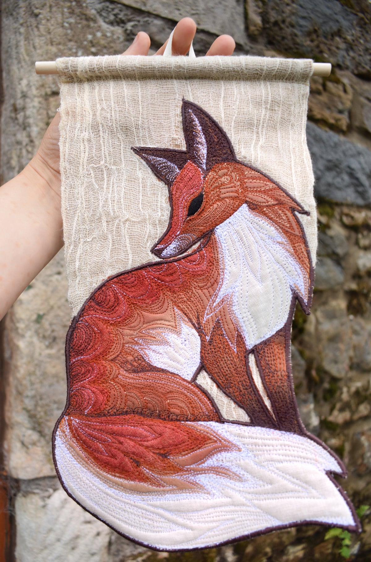 Red Fox wall hanging
