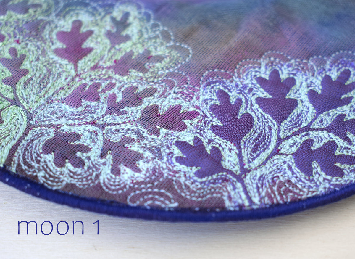Purple Leafy Moon (2 available)