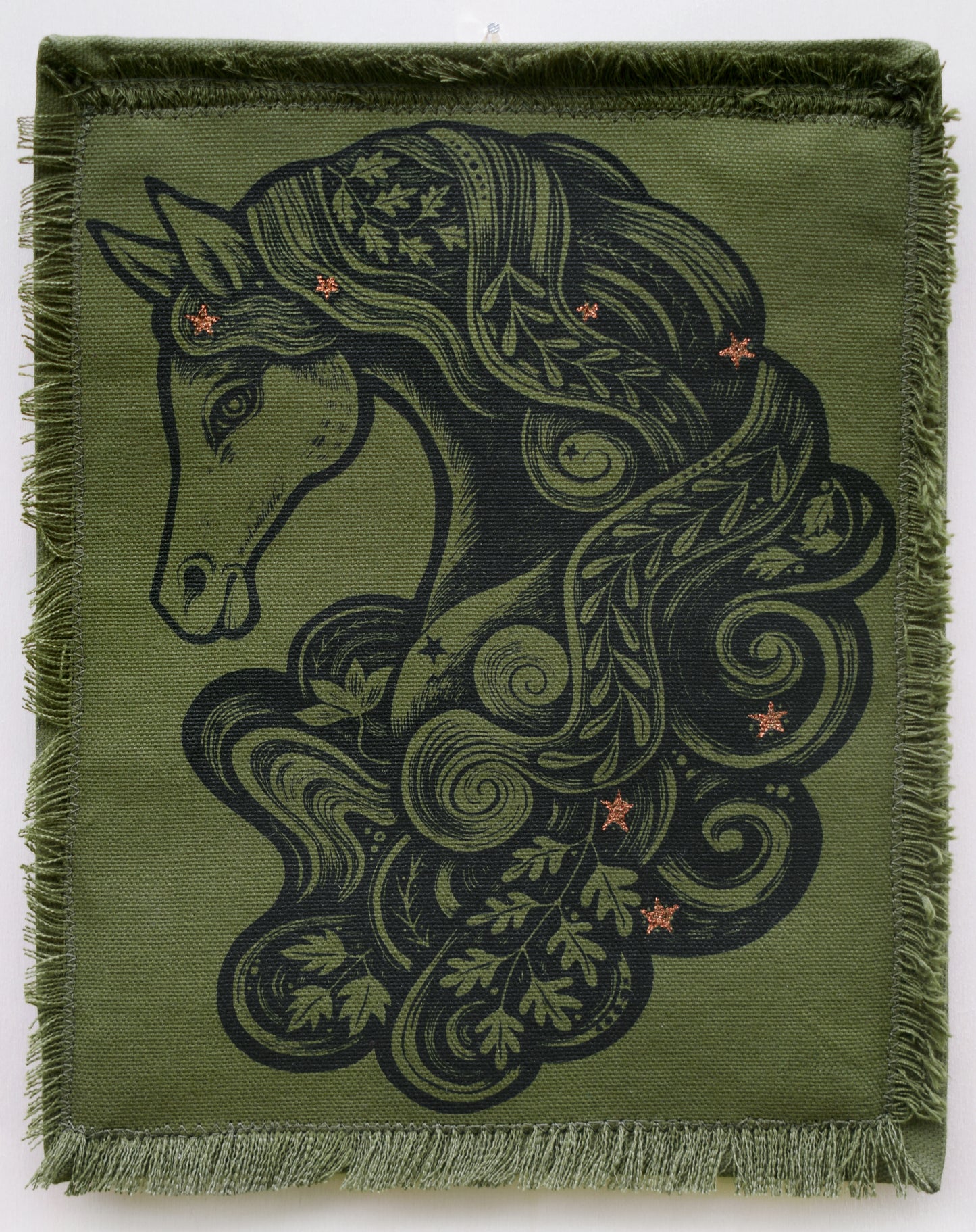Kelpie Screen Printed wall hanging