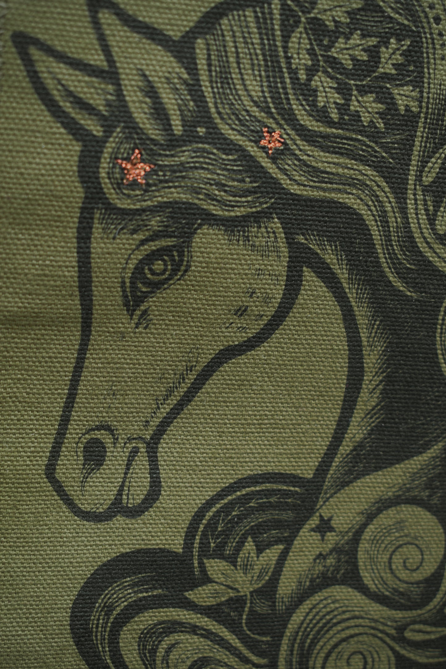 Kelpie Screen Printed wall hanging