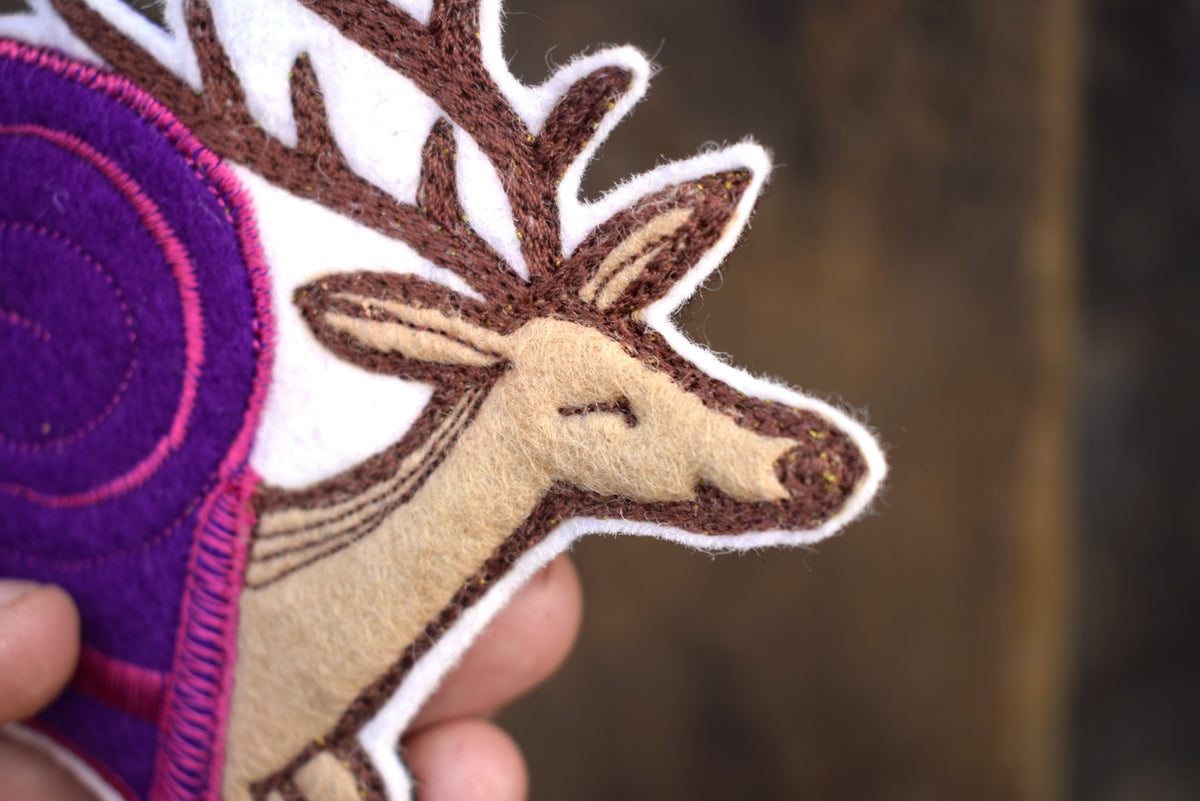 Deer Snail Ornament (2 designs available)