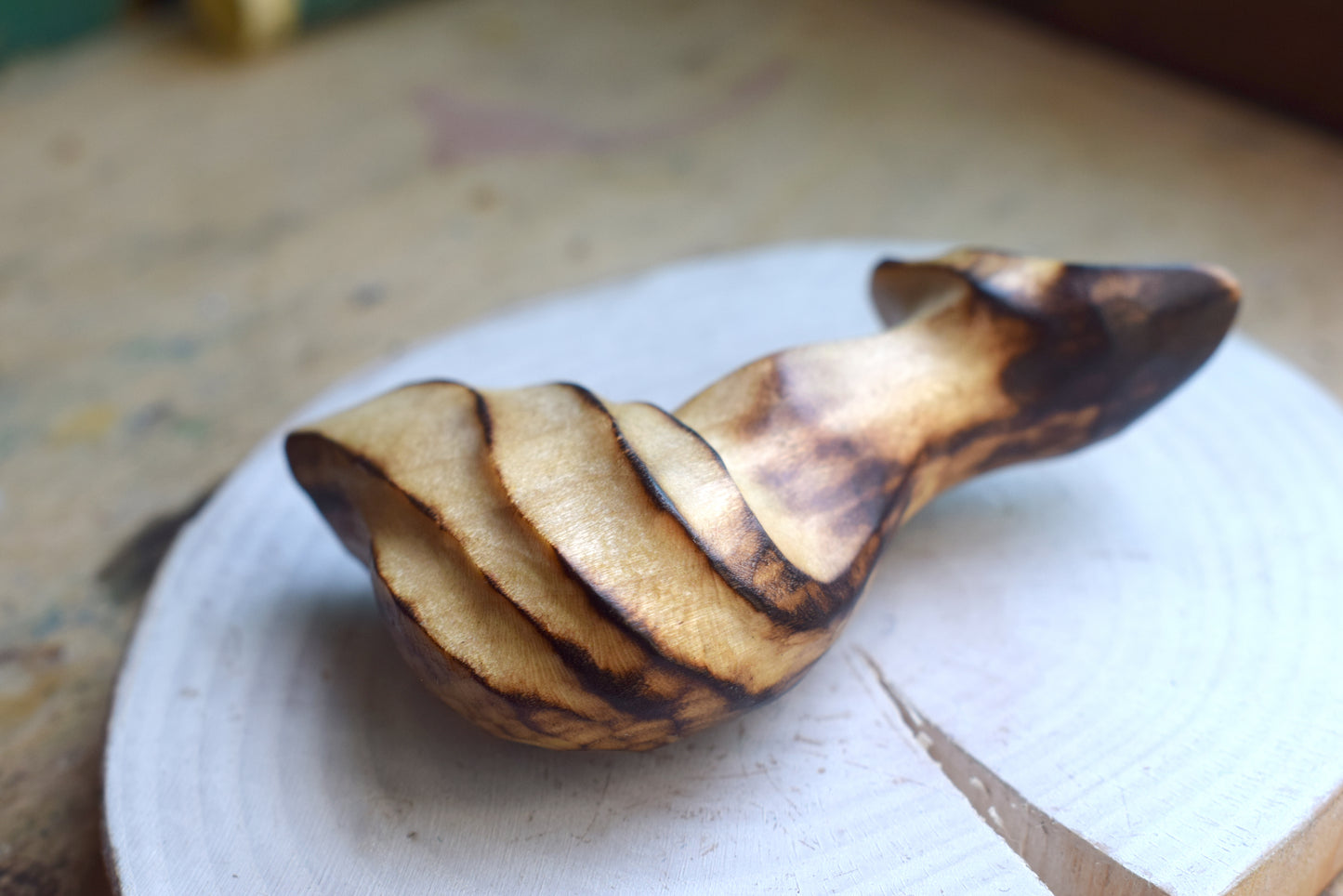 Small fox carving (Alder)