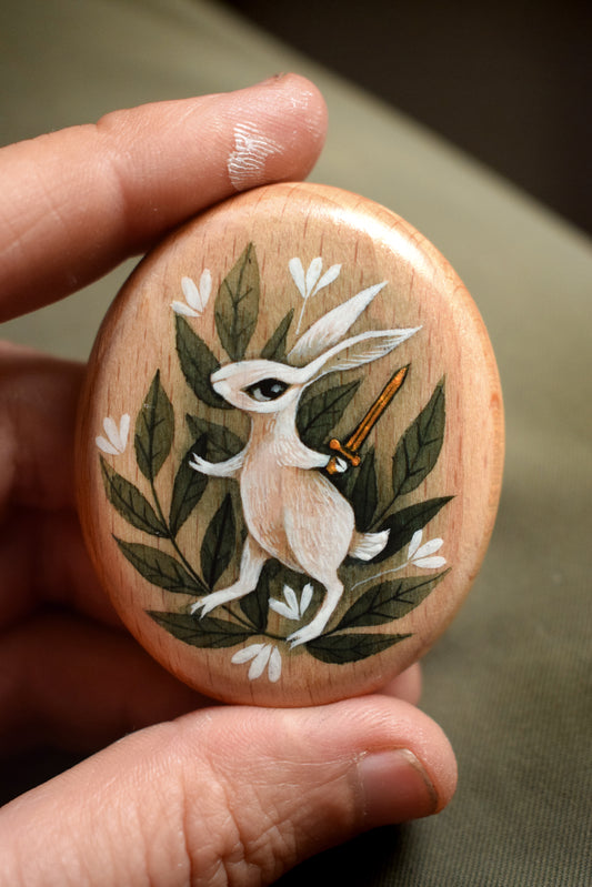 Mini Pebble - Battle Rabbit