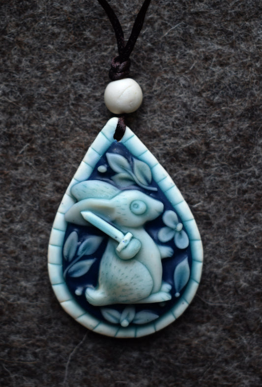 Discounted Battle Rabbit necklace 2 (b8)