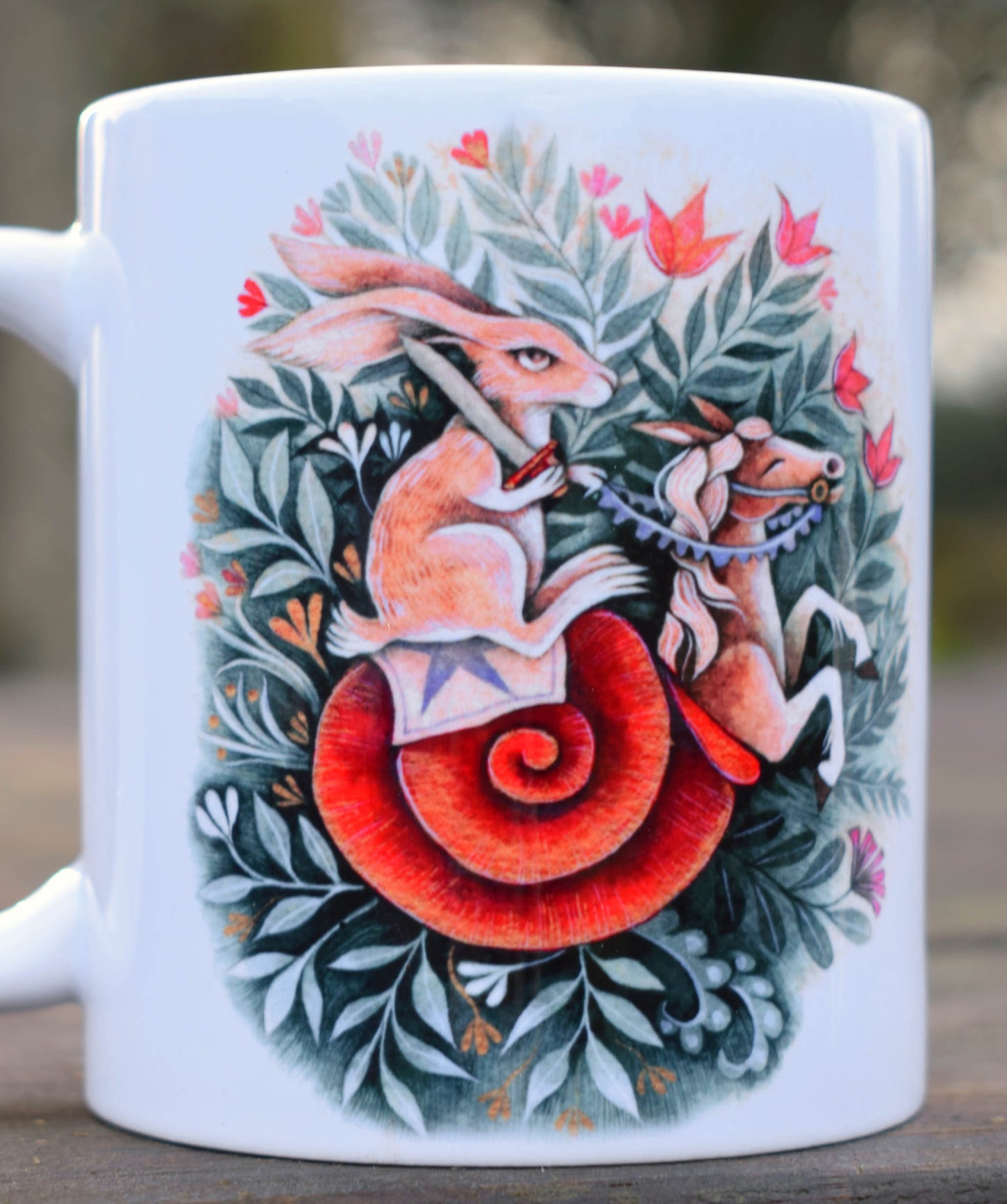 Battle Rabbit on HorseSnailback - Mug