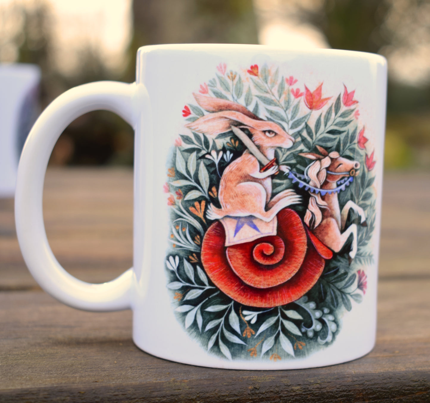 Battle Rabbit on HorseSnailback - Mug