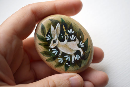 Mini Pebble - Battle Rabbit