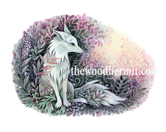 Ghost Fox DIGITAL DOWNLOAD art print