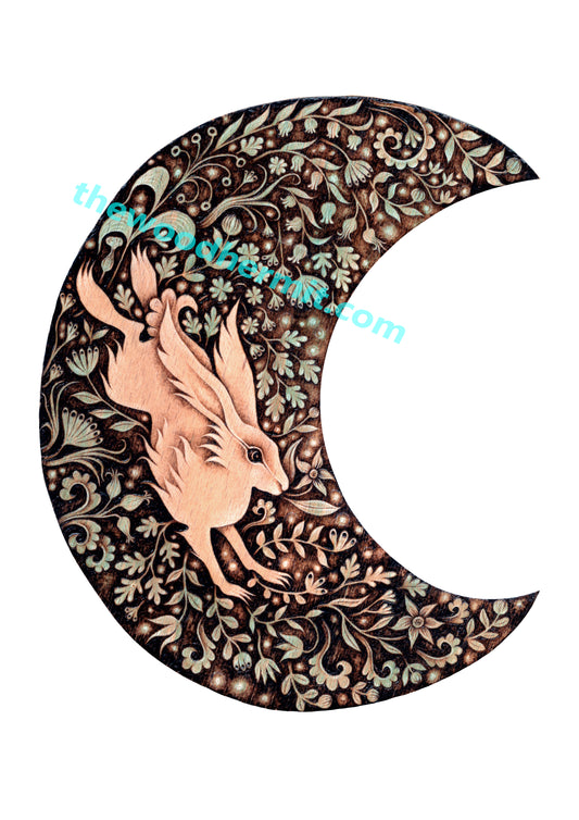 Hare Moon Art Print (DIGITAL DOWNLOAD)