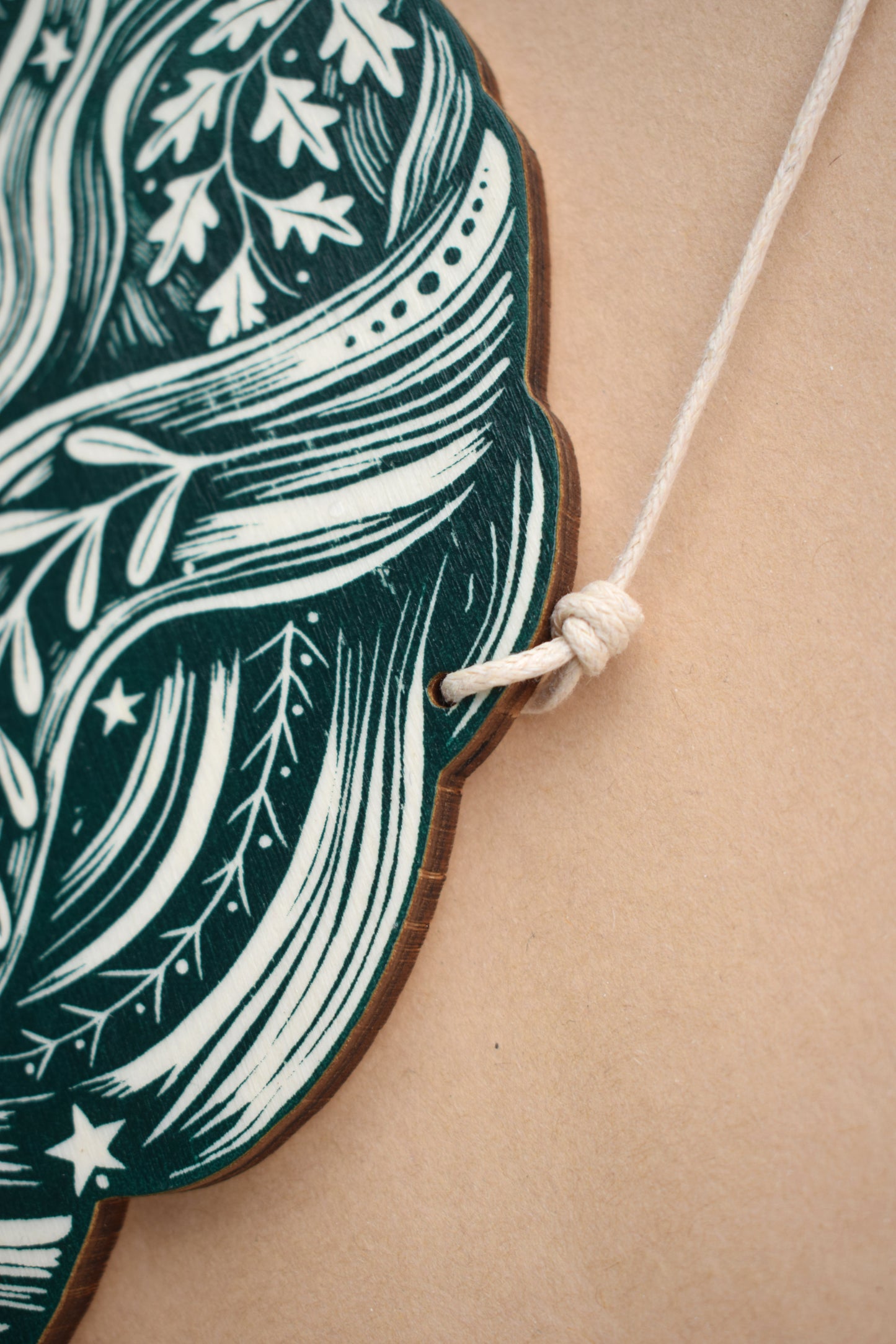 Portrait of a Kelpie - Screen printed wood Wall Hanging (b26)