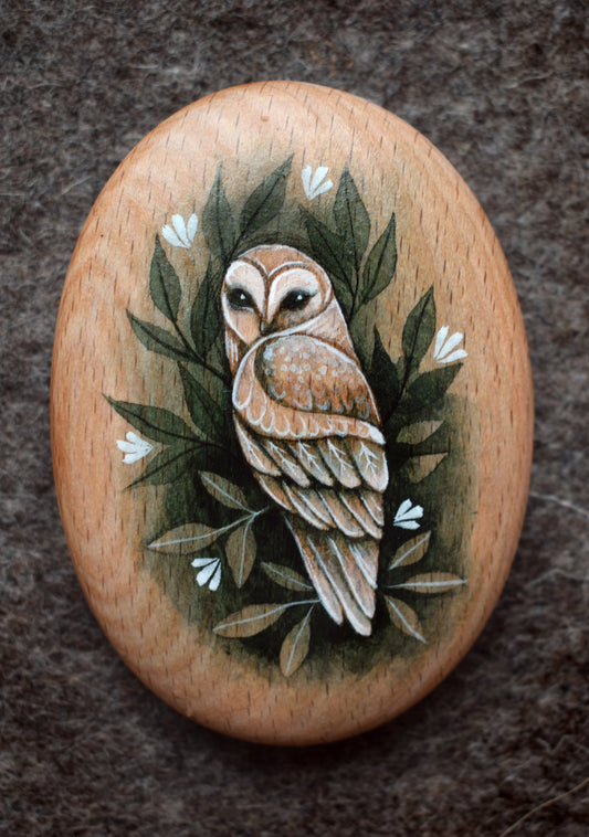 Owl Pebble