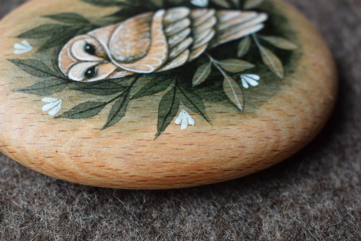 Owl Pebble